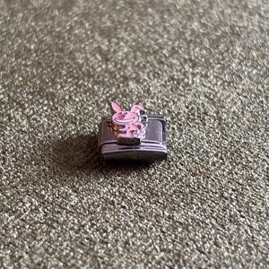 🐰 Vintage Happy Bunny Italian bracelet single charm